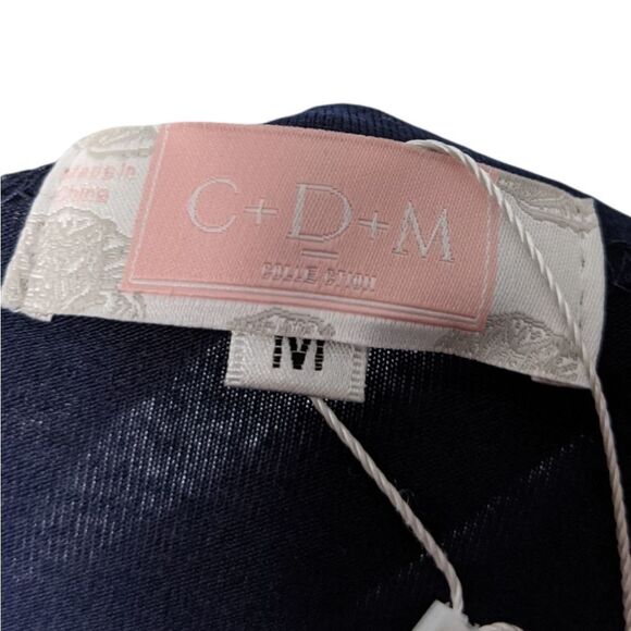 NWT C+D+M Boat Neck Long Sleeve Dress M - Picture 4 of 7